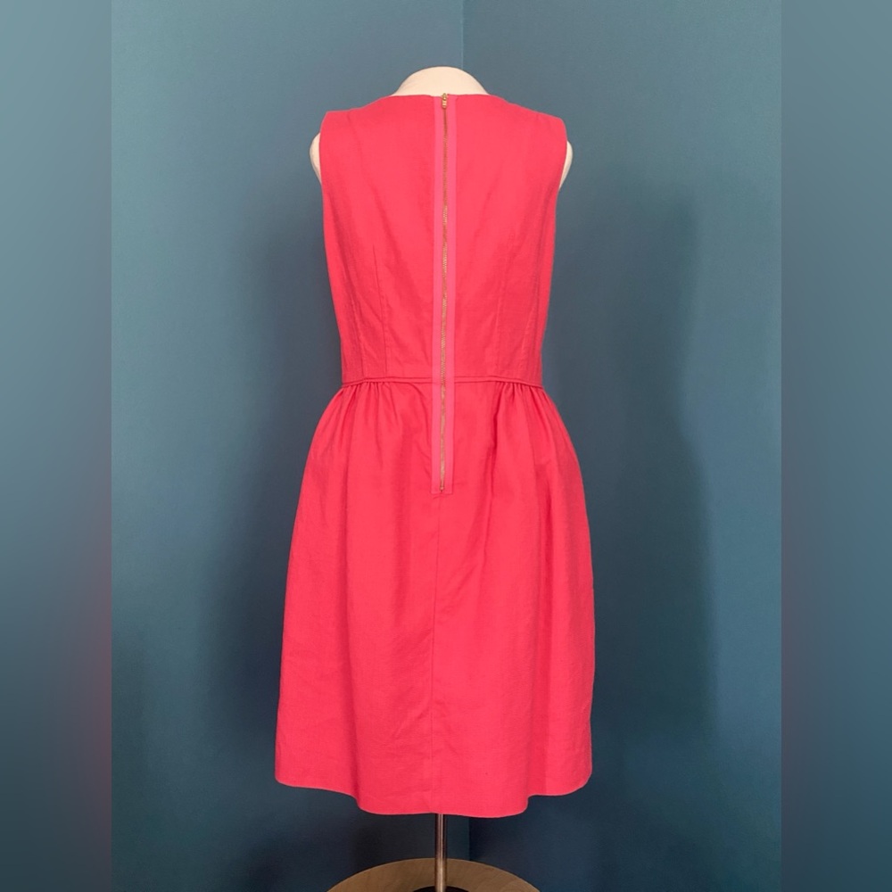 J. Crew Vibrant Pink Mini Dress - Picture 2 of 11